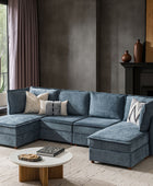 Diego Modern Modular 6-Seat Sectional Sofa with Chaise Lounge