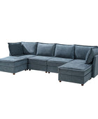 Diego Modern Modular 6-Seat Sectional Sofa with Chaise Lounge