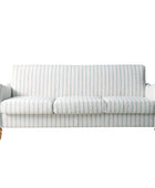 4-Piece Striped Farmhouse Living Room Set (Sofa, Loveseat, Recliner & Lift-Top Coffee Table