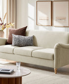 4-Piece Striped Farmhouse Living Room Set (Sofa, Loveseat, Recliner & Lift-Top Coffee Table