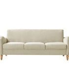 4-Piece Striped Farmhouse Living Room Set (Sofa, Loveseat, Recliner & Lift-Top Coffee Table