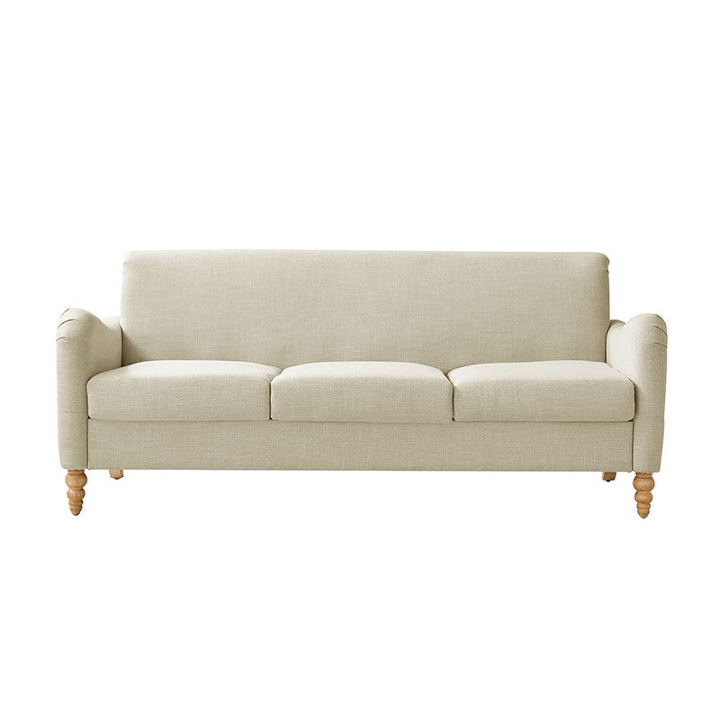 4-Piece Striped Farmhouse Living Room Set (Sofa, Loveseat, Recliner & Lift-Top Coffee Table