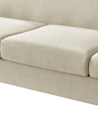 4-Piece Striped Farmhouse Living Room Set (Sofa, Loveseat, Recliner & Lift-Top Coffee Table