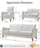 Striped Farmhouse Living Room Set