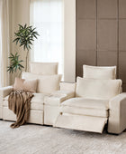 Modern Modular Power Reclining & Standing Coffee Table Living Room Set