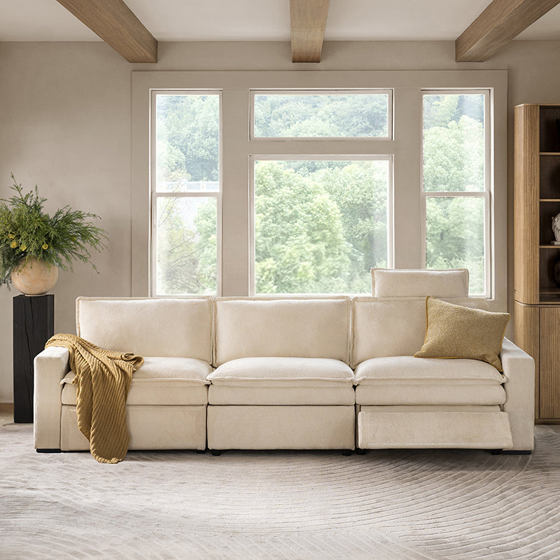 Modern Modular Power Reclining & Standing Coffee Table Living Room Set