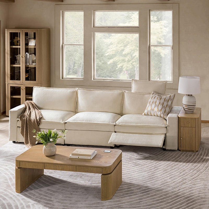 Modern Modular Power Reclining & Standing Coffee Table Living Room Set