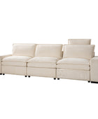 Modern Modular Power Reclining & Standing Coffee Table Living Room Set