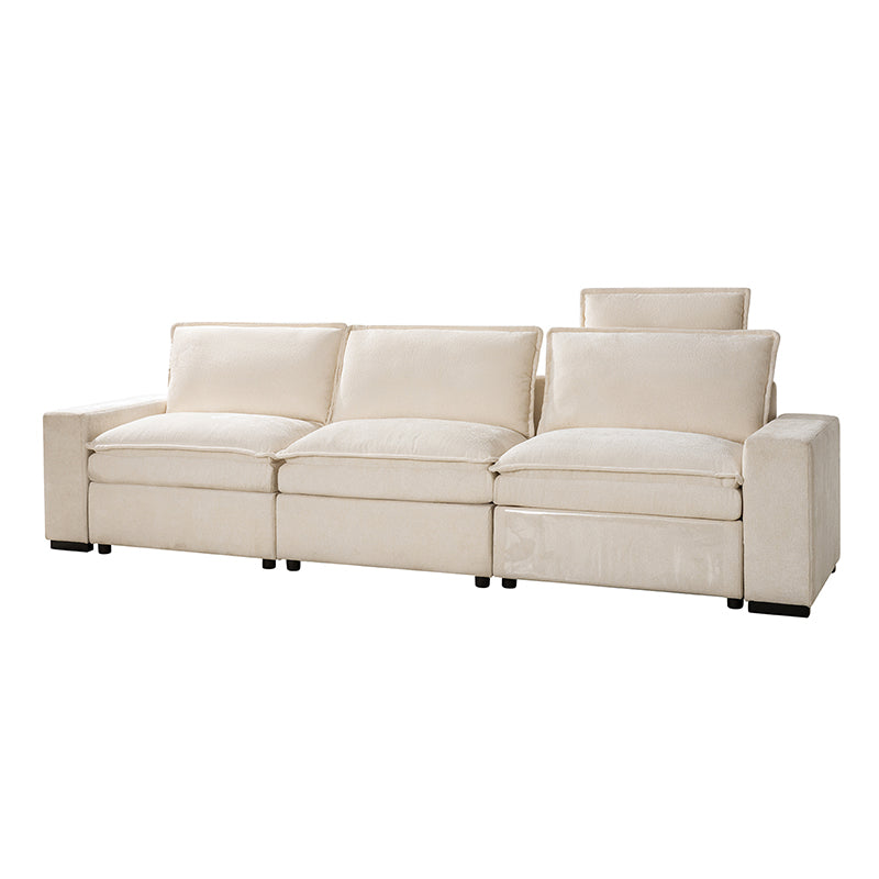 Modern Modular Power Reclining & Standing Coffee Table Living Room Set