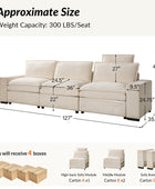 Modern Modular Power Reclining & Standing Coffee Table Living Room Set