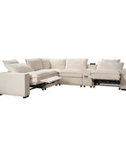 Modern Modular Power Reclining & Standing Coffee Table Living Room Set