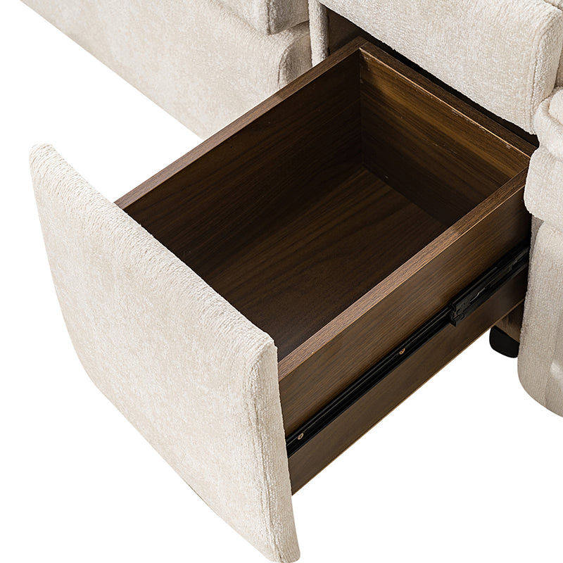 Modern Modular Power Reclining & Standing Coffee Table Living Room Set