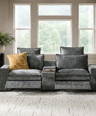 Modern Modular Power Reclining & Standing Coffee Table Living Room Set