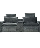 Modern Modular Power Reclining & Standing Coffee Table Living Room Set