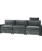 Modern Modular Power Reclining & Standing Coffee Table Living Room Set