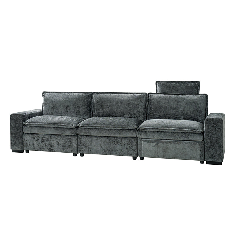 Modern Modular Power Reclining & Standing Coffee Table Living Room Set