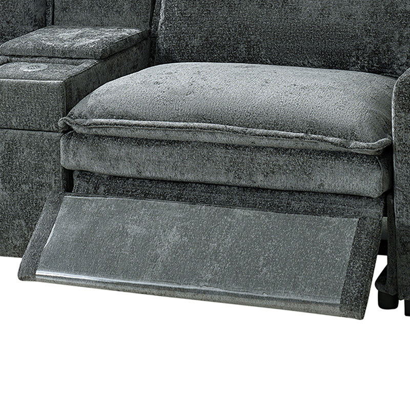 Modern Modular Power Reclining & Standing Coffee Table Living Room Set