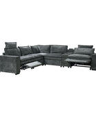 Modern Modular Power Reclining & Standing Coffee Table Living Room Set
