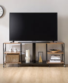 Paula Flexible TV Stand with Power Outlets