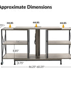 Paula Flexible TV Stand with Power Outlets