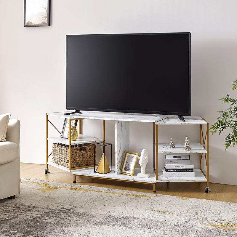 Paula Flexible TV Stand with Power Outlets