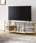 Paula Flexible TV Stand with Power Outlets