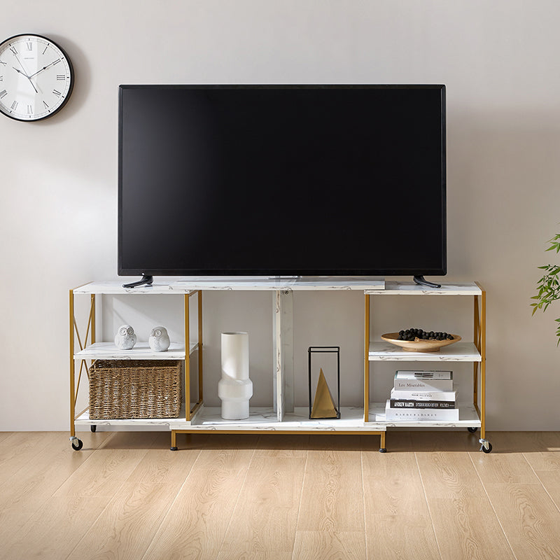 Paula Flexible TV Stand with Power Outlets