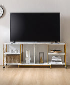 Paula Flexible TV Stand with Power Outlets