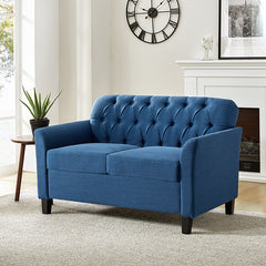 Estrella 51.5" Wide Transitional Style Button-Tufted Loveseat