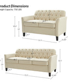 Estrella 2 Piece Living Room Set