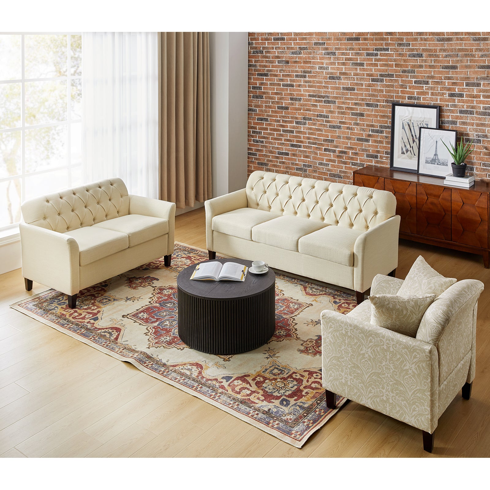 Estrella 3 Piece Living Room Set