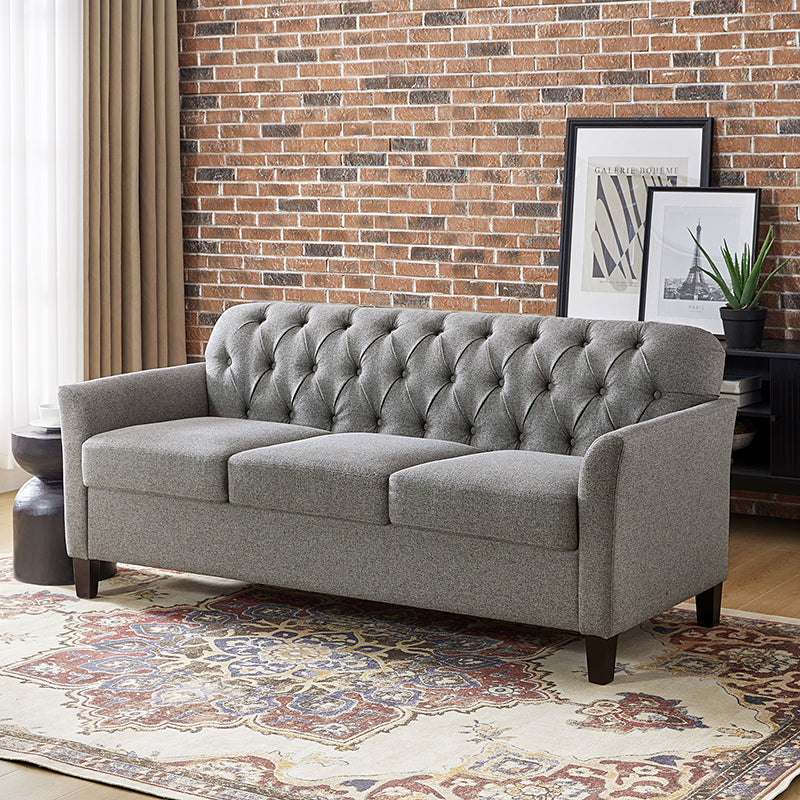 Estrella 72.5" Wide Button-Tufted Elegance Sofa