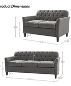 Estrella 2 Piece Living Room Set