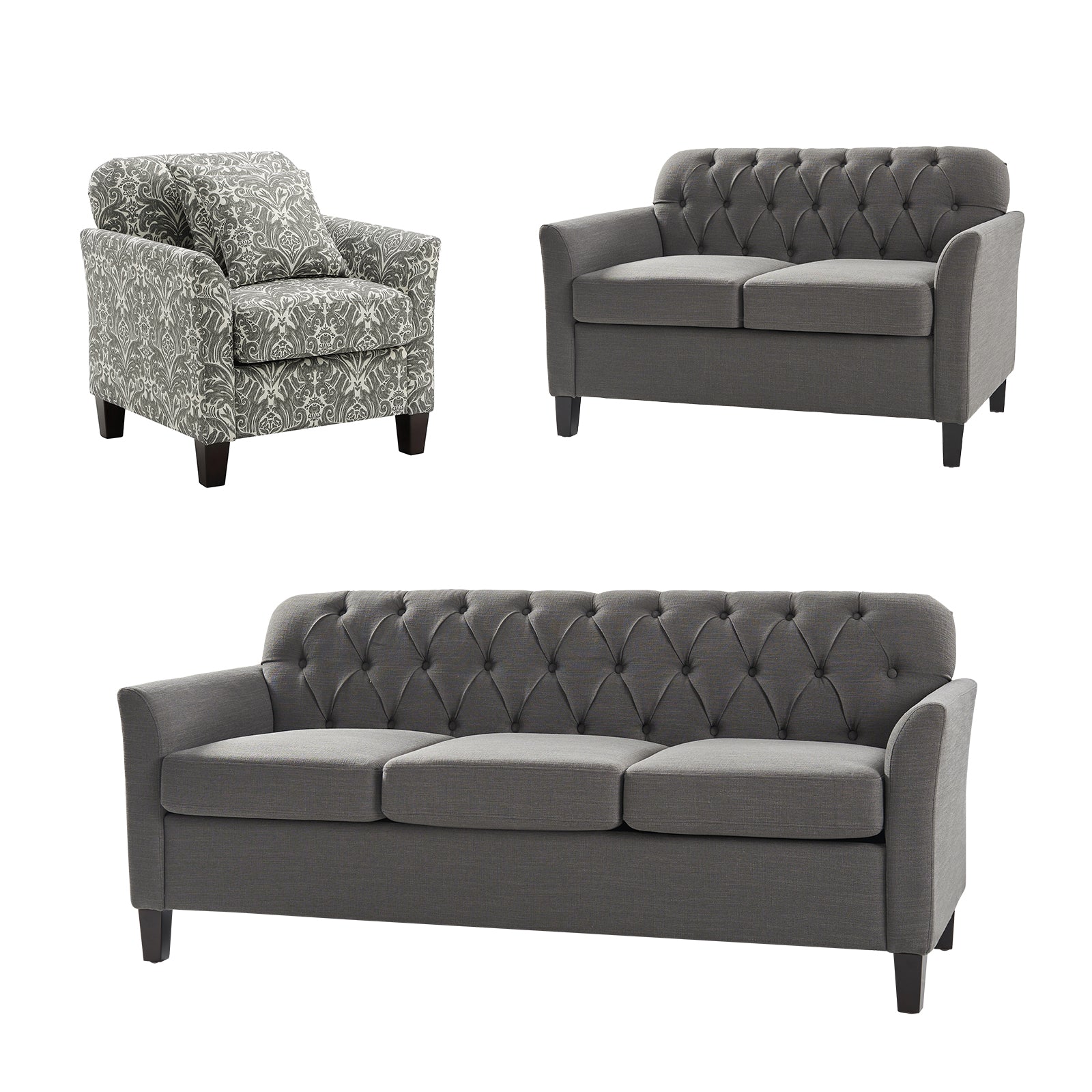 Estrella 3 Piece Living Room Set