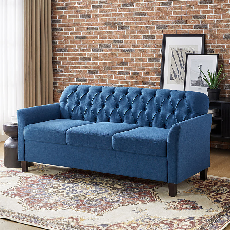 Estrella 72.5" Wide Button-Tufted Elegance Sofa