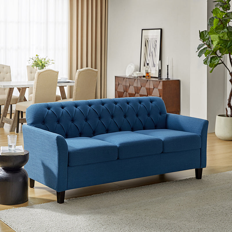 Estrella 72.5" Wide Button-Tufted Elegance Sofa