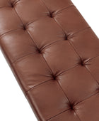 Rosana Multifunctional Use Genuine Leather Top Cushion Bench