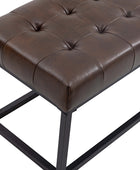 Rosana Multifunctional Use Genuine Leather Top Cushion Bench
