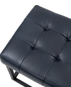 Rosana Multifunctional Use Genuine Leather Top Cushion Bench