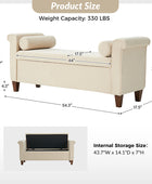 Gabino Traditional Style Versatile Storage Bench