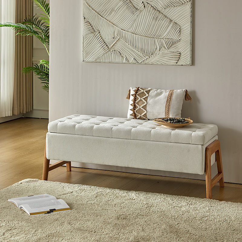 Salina Mid-century Modern Inspired Storage Bench HULALA HOME