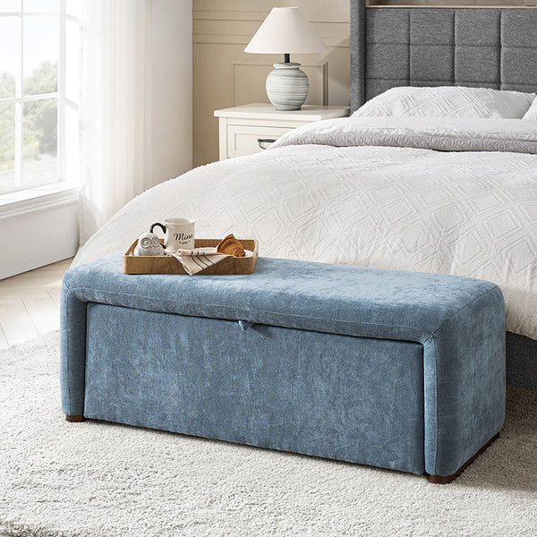 Sabina Modern Side-Opening Storage Upholstered Durable Bench