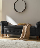 Basilio Elegance Storage Bench for Bedroom with Button-tufted