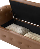 Basilio Elegance Storage Bench for Bedroom with Button-tufted