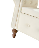 Basilio Elegance Storage Bench for Bedroom with Button-tufted