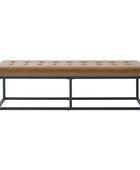 Amparo Mid-century Modern Bench with metal base