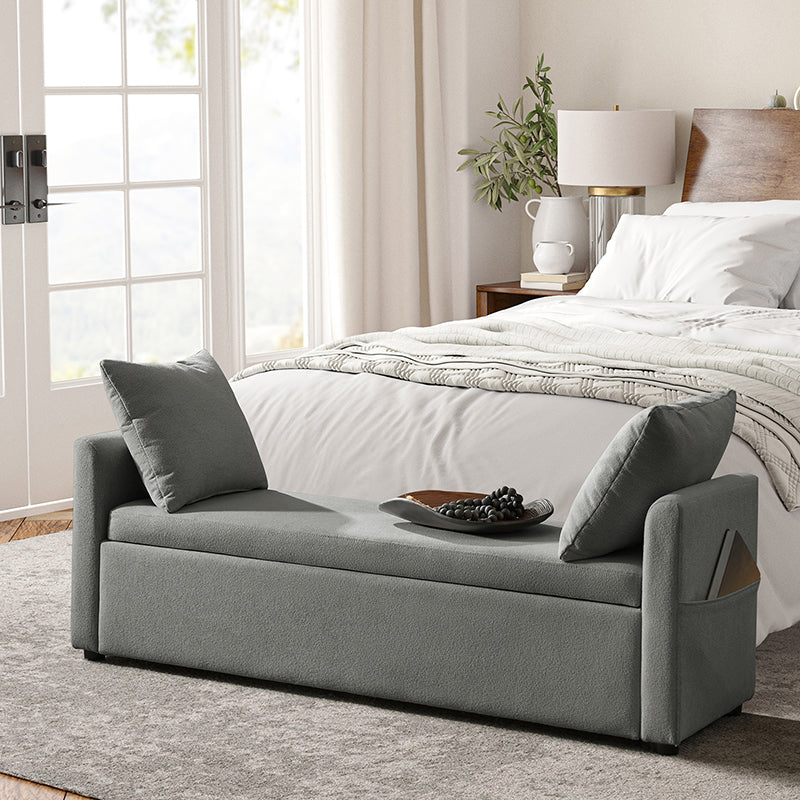 Gloria Functional Storage Bench with Two Pillows