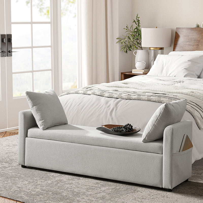 Gloria Functional Storage Bench with Two Pillows