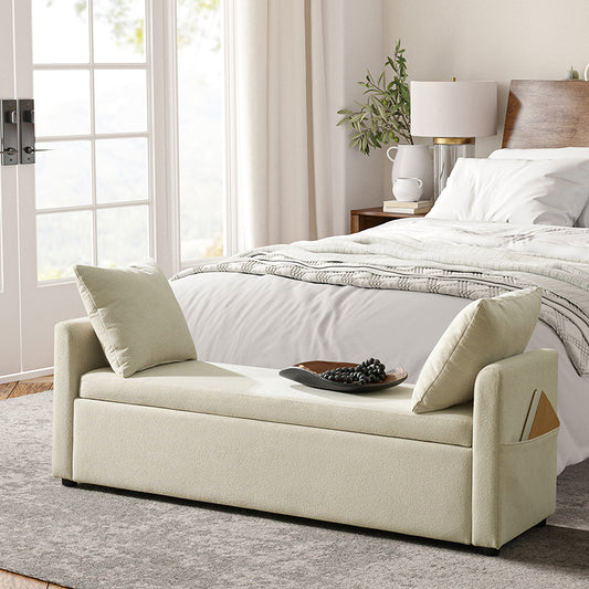 Gloria Functional Storage Bench with Two Pillows