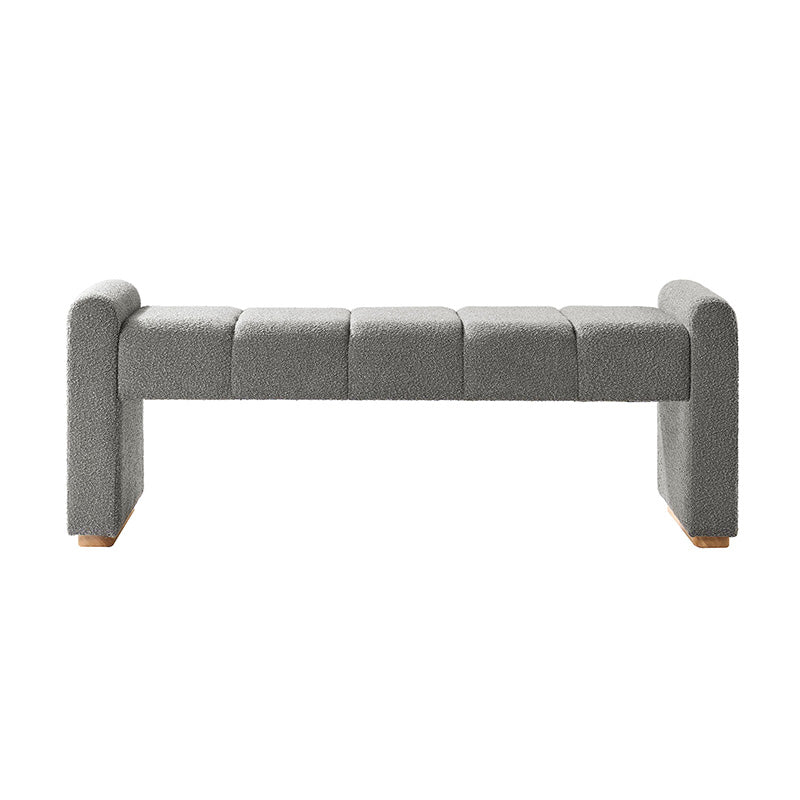 Jonas Contemporary Mudroom Bench With Unique Piano Key Accents